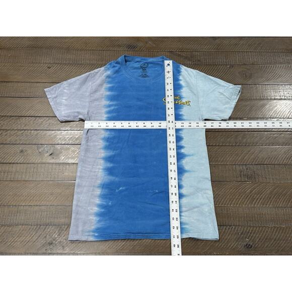 The Simpsons T-Shirt Tie Dye Lisa Simpson Blue Unisex- Urban Outfitters - Size S - Picture 3 of 6
